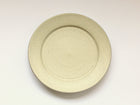 White Slip Matte Sogi 7-Sun Flat Plate - Crafted By Shinji Akane