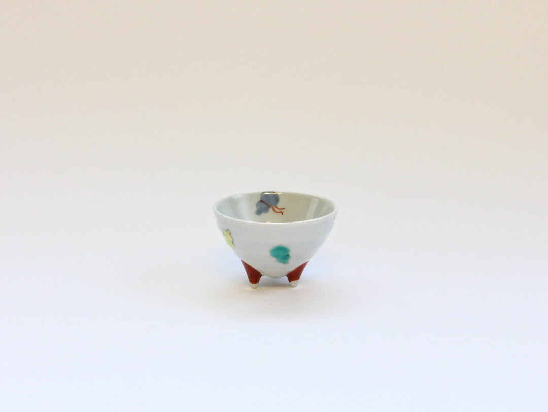 Three-Legged Gourd Sake Cup - Crafted By Tokushichi Kiln