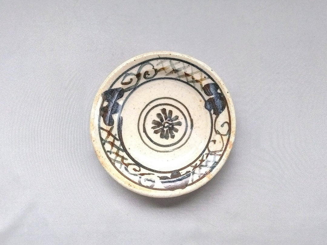 Yashichida Lattice Flower Pattern 4.5-Sun Plate - Crafted By Kazuji Sato