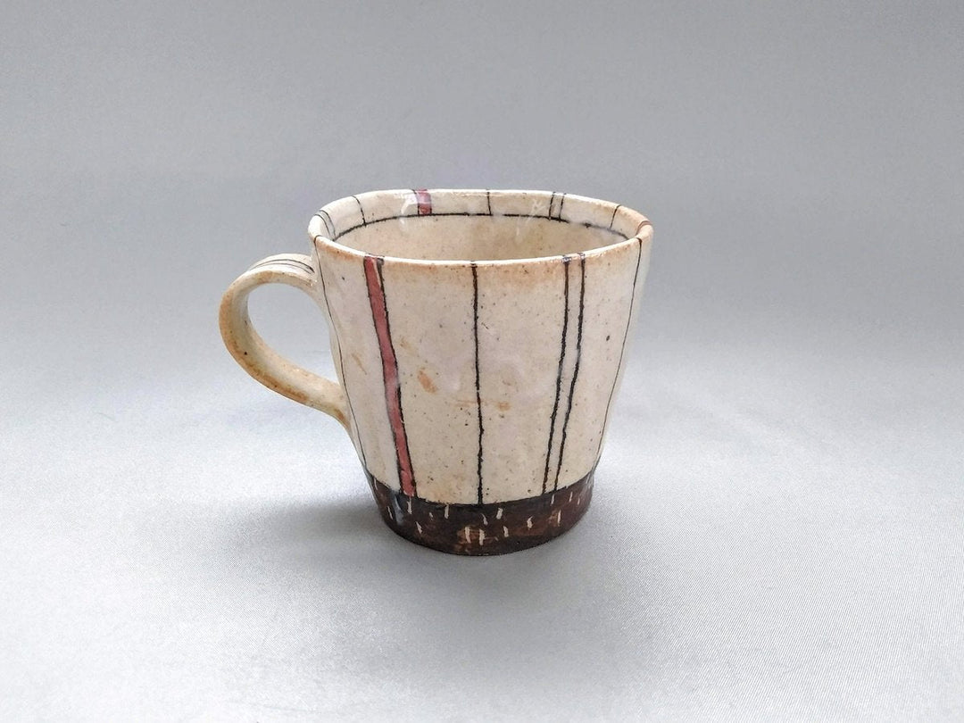 Tokusa Straight Mug Red - Crafted By Masashi Sato