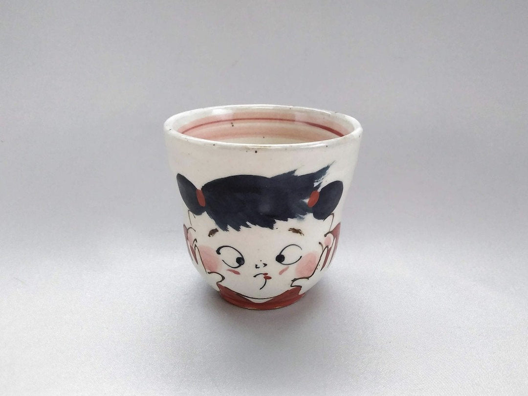 Niramekko Tea Cup Girl - Crafted By Pottery Raku