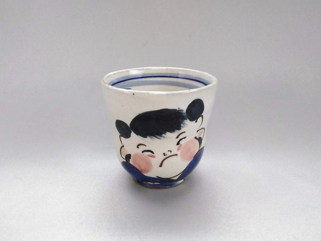 Niramekko Tea Cup Boy - Crafted By Pottery Raku