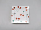 Cherry Square Small Plate - Crafted By Tokushichi Kiln