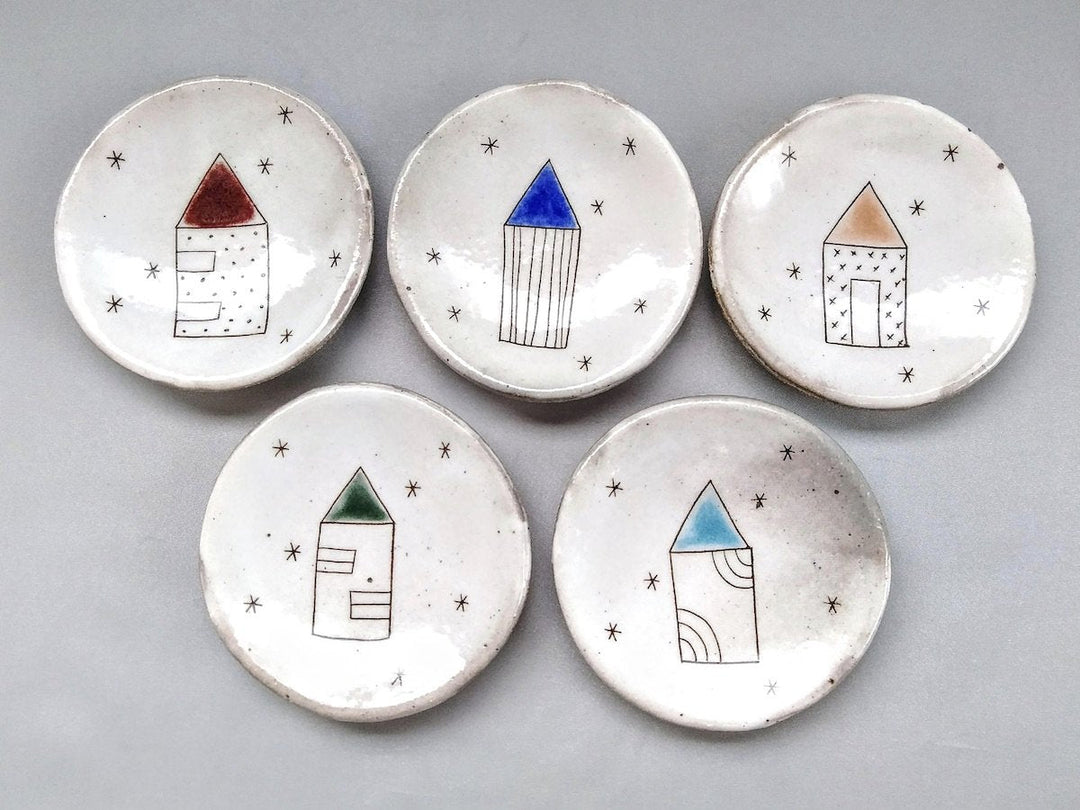 Home 5-Color Round Small Plate - Crafted By Naoko Yamamoto
