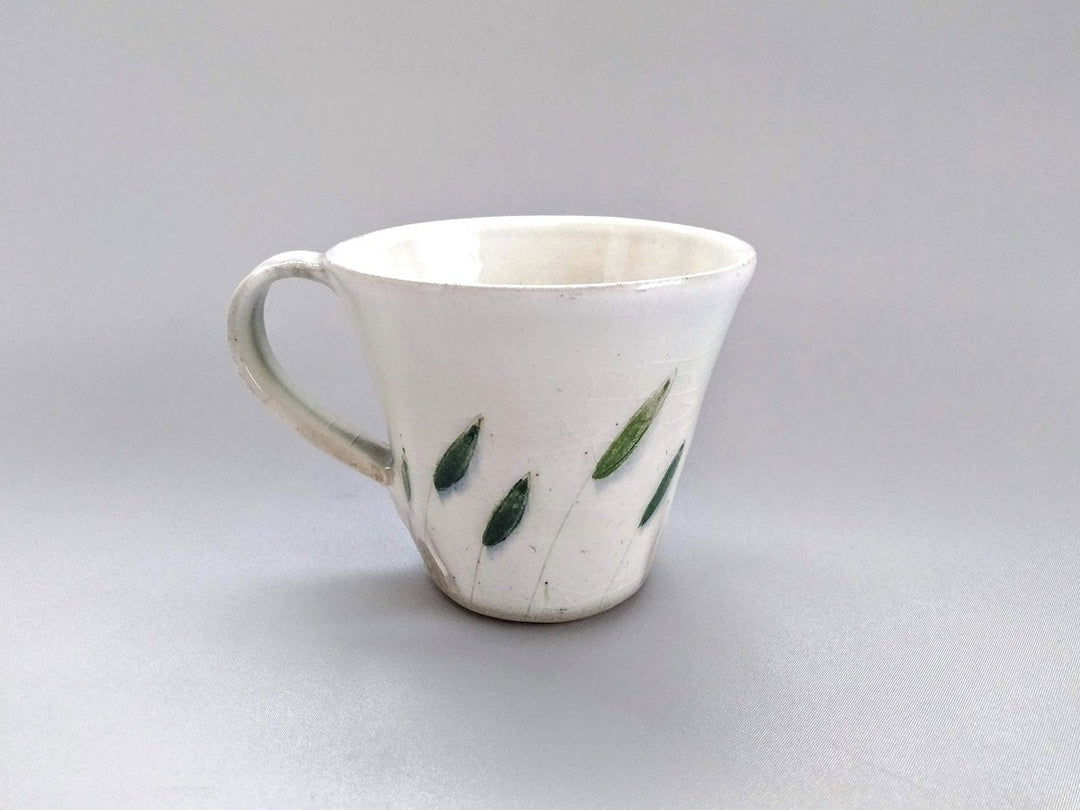 Leaf Mug Green - Crafted By Naoko Yamamoto