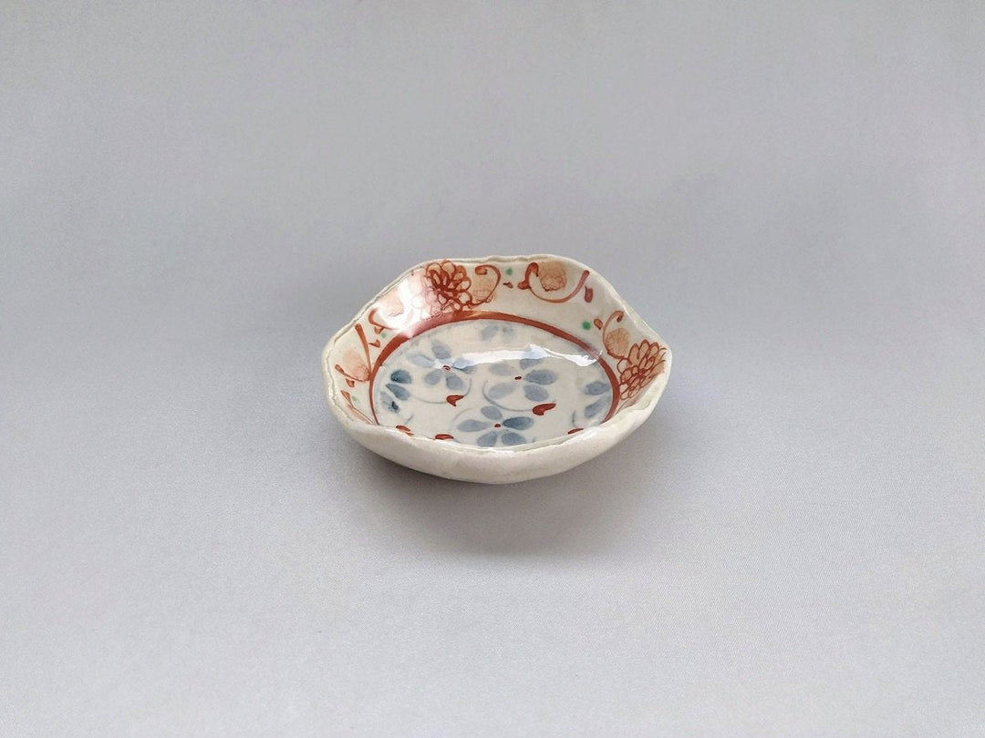 Annam Red Hexagonal Small Plate - Crafted By Sozan Kiln