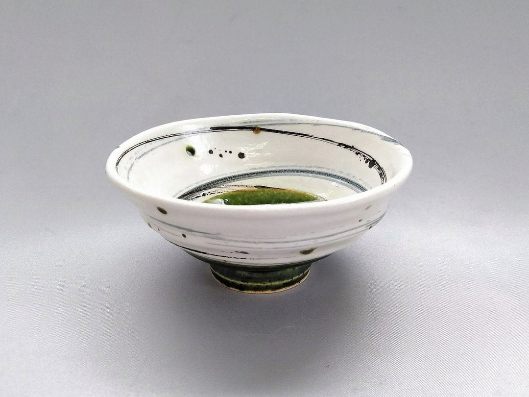 Oribe spiral Rice Bowl Large - Crafted By Takee Tatsu