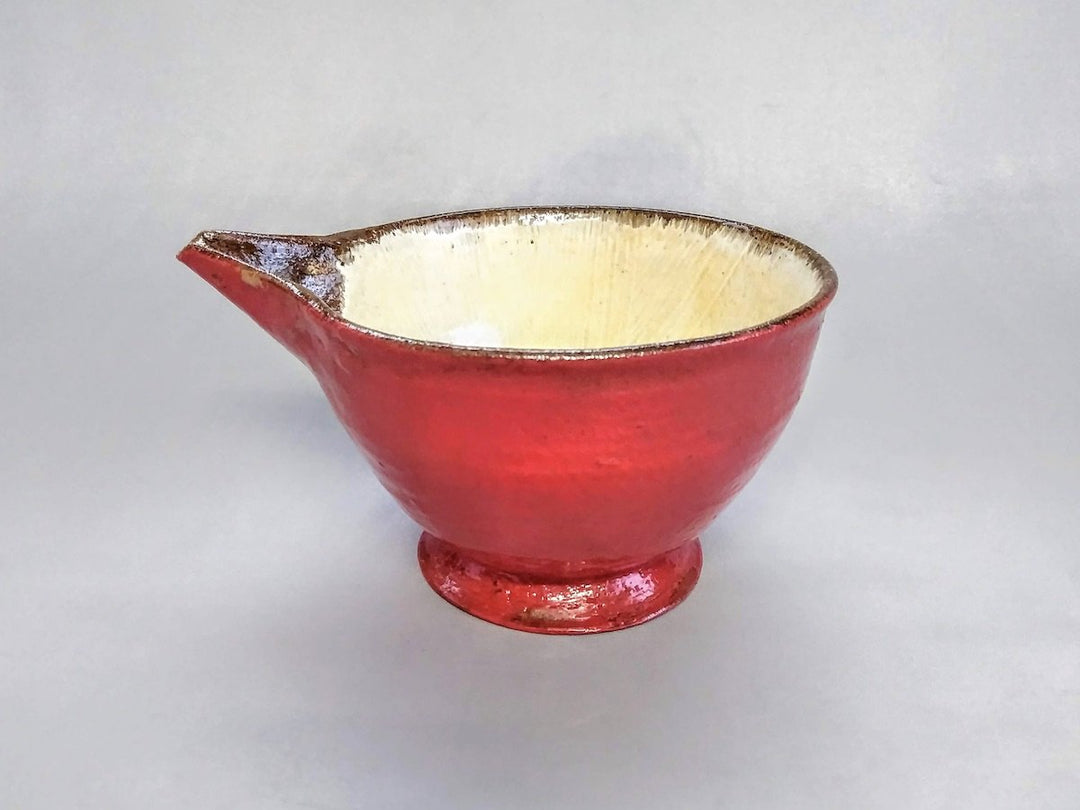 Painting and Slip Katakuchi injector Red - Crafted By Takuya Ohara