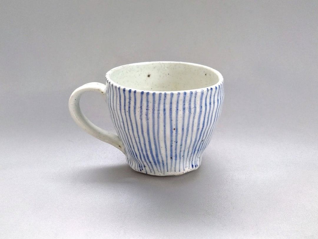 Konohiki Tokusa Chamfer Mug Blue - Crafted By Shigehisa Miura