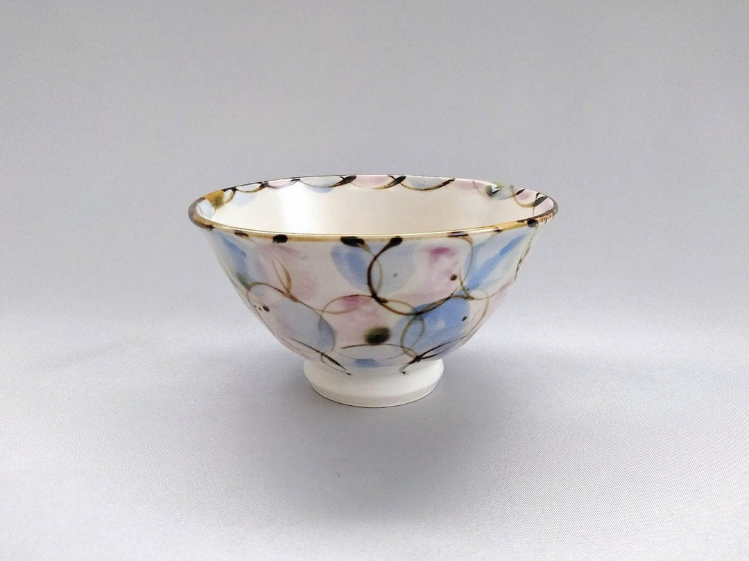 Colorful drop Rice Bowl Blue - Crafted By Takee Tatsui