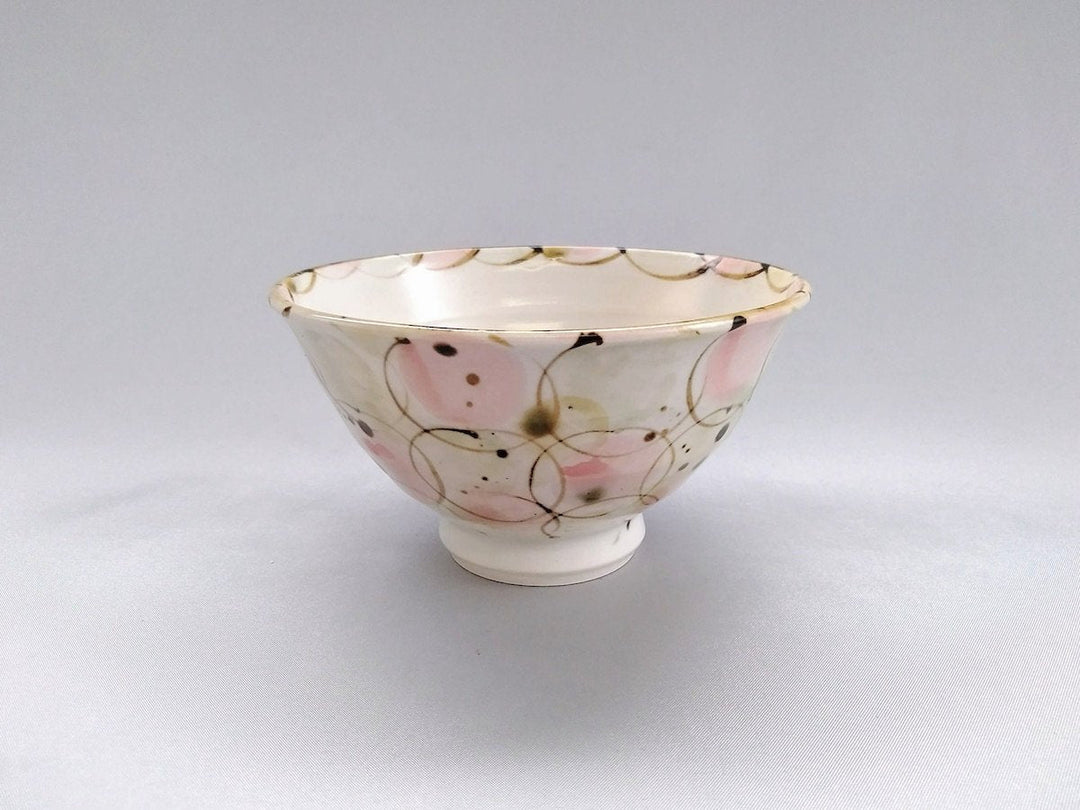 Colorful drop Rice Bowl Red - Crafted By Takee Tatsui