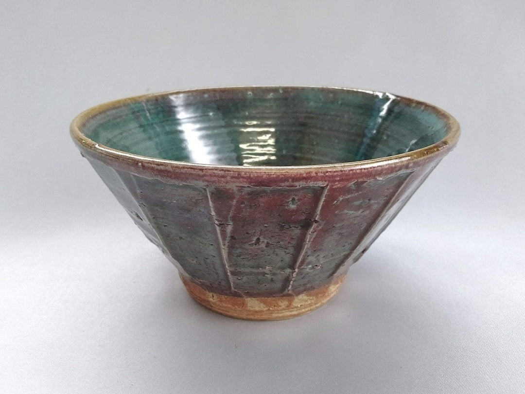 Blue rust Glazed sogi Deep Bowl Small - Crafted By Shinji Akane