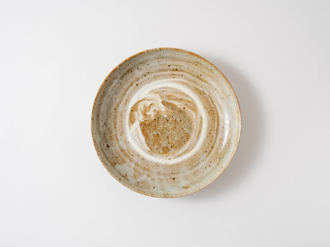 6-Sun Shallow Pot with Brush Mark