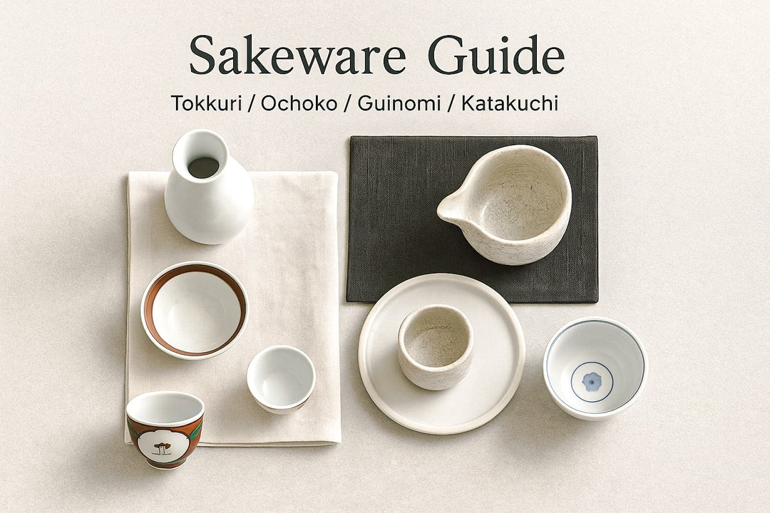 Japanese Sakeware Guide: Tokkuri, Ochoko, Guinomi & Katakuchi