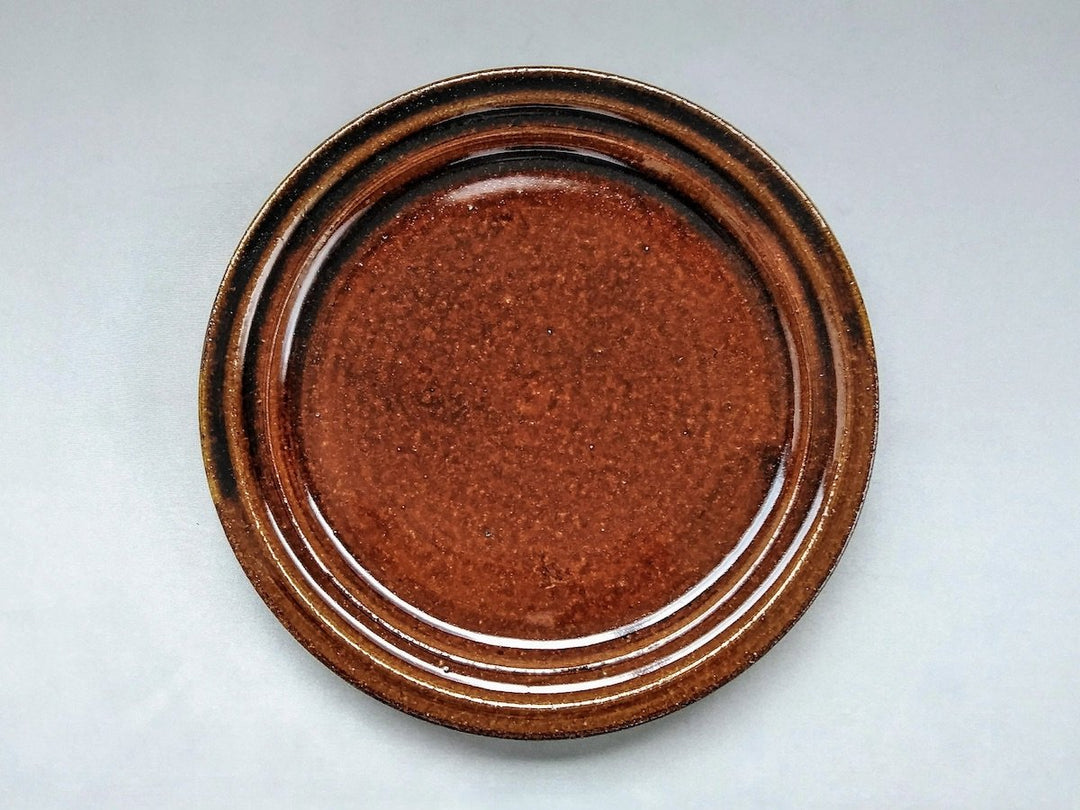 Amber Glaze 23cm Plate (9.1in) Crafted By Furutani Pottery