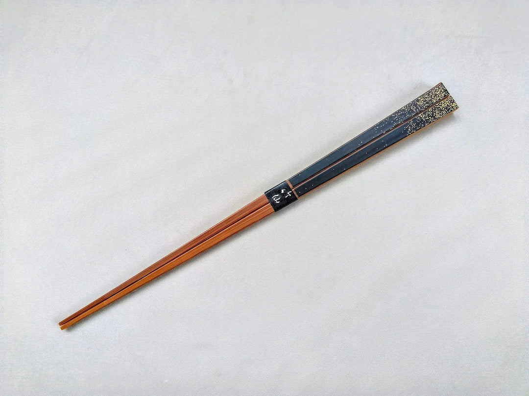 Gold plated black chopsticks by Nakashima, Oita