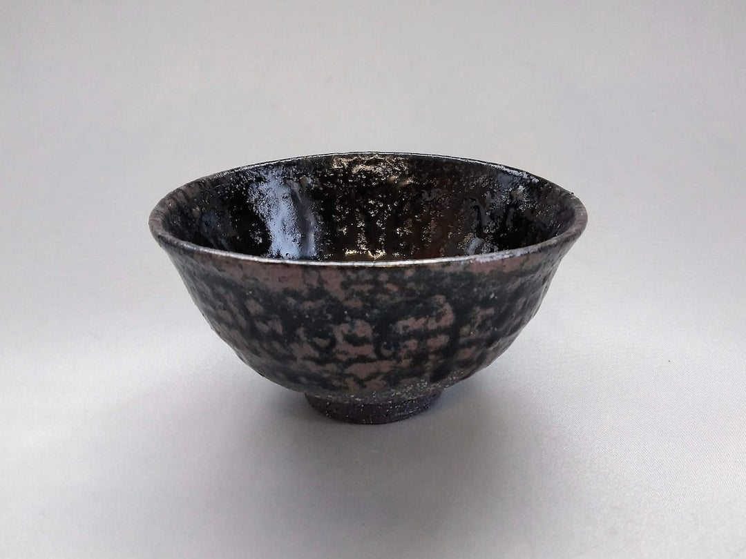 Large grey ash glazed rice bowl in pottery by Seiji Okuda, Shiga
