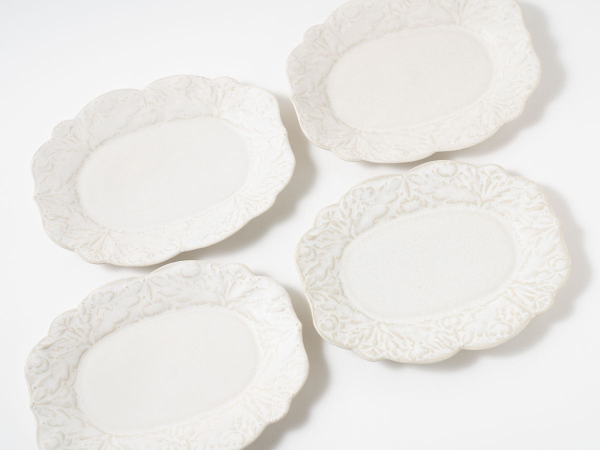 Bird Oval Plate - Crafted By Yui Higuchi