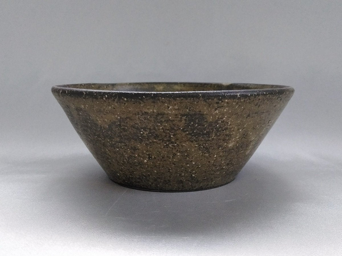 Ash Glaze Straight 5-Inch Bowl - Crafted By Tatsuo Otomo