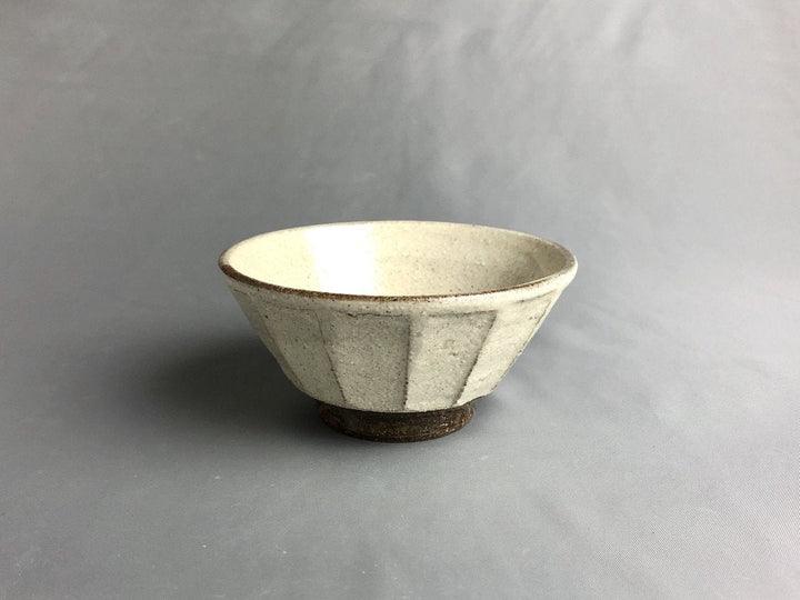 White Slip sogi Rice Bowl Small - Crafted By Shinji Akane