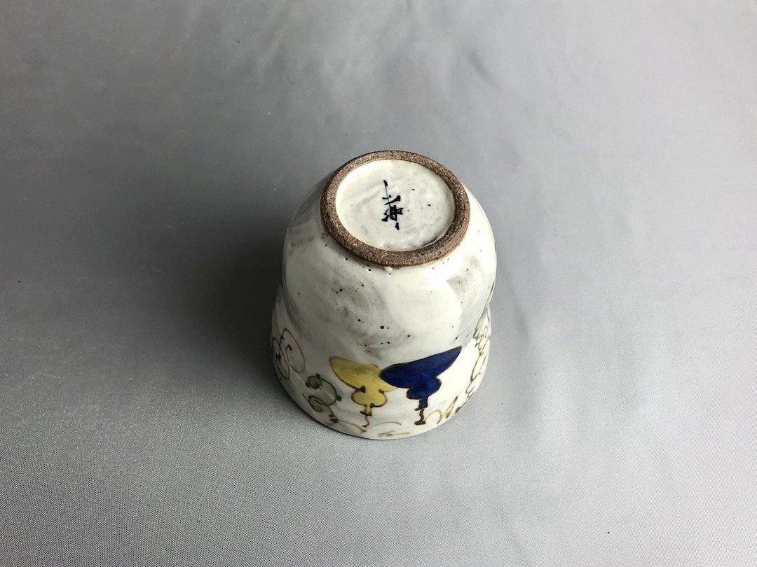 Six Gourd Tea Cup Blue — Hand-Glazed Japanese Pottery by Pottery Raku
