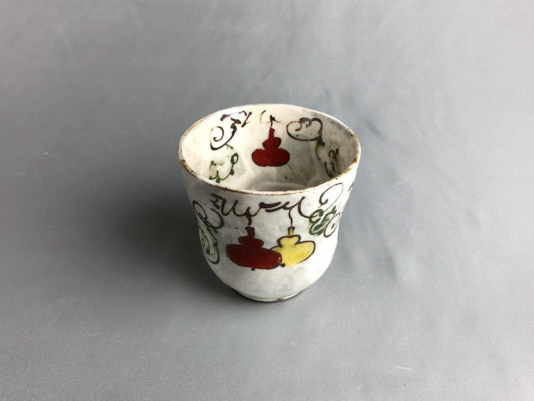 Six Gourd Tea Cup Red — Hand-Glazed Japanese Pottery by Pottery Raku