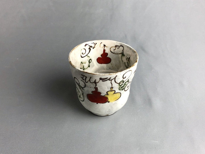 Six Gourd Tea Cup Red — Hand-Glazed Japanese Pottery by Pottery Raku