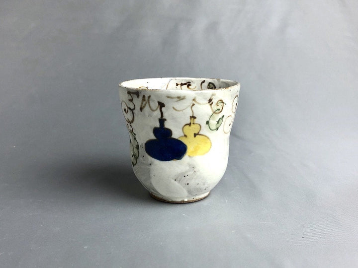 Six Gourd Tea Cup Blue — Hand-Glazed Japanese Pottery by Pottery Raku