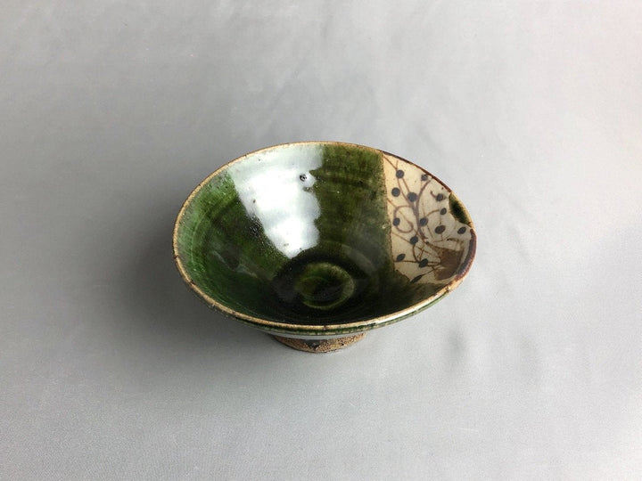 Oribe deflection Small Bowl - Crafted By Nobumasa Kiminami