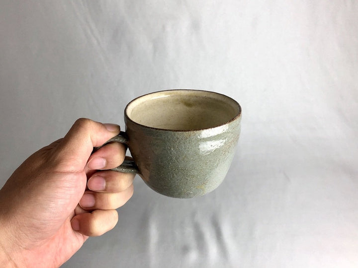 Painted Slip Mug Gray - Crafted By Takuya Ohara