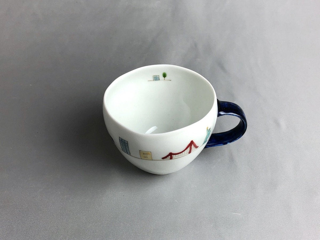 Sanpo America Maru Mug Blue - Crafted By Ippo Kiln