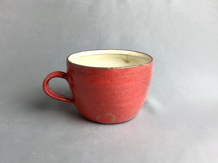 Painted Slip Mug Red - Crafted By Takuya Ohara