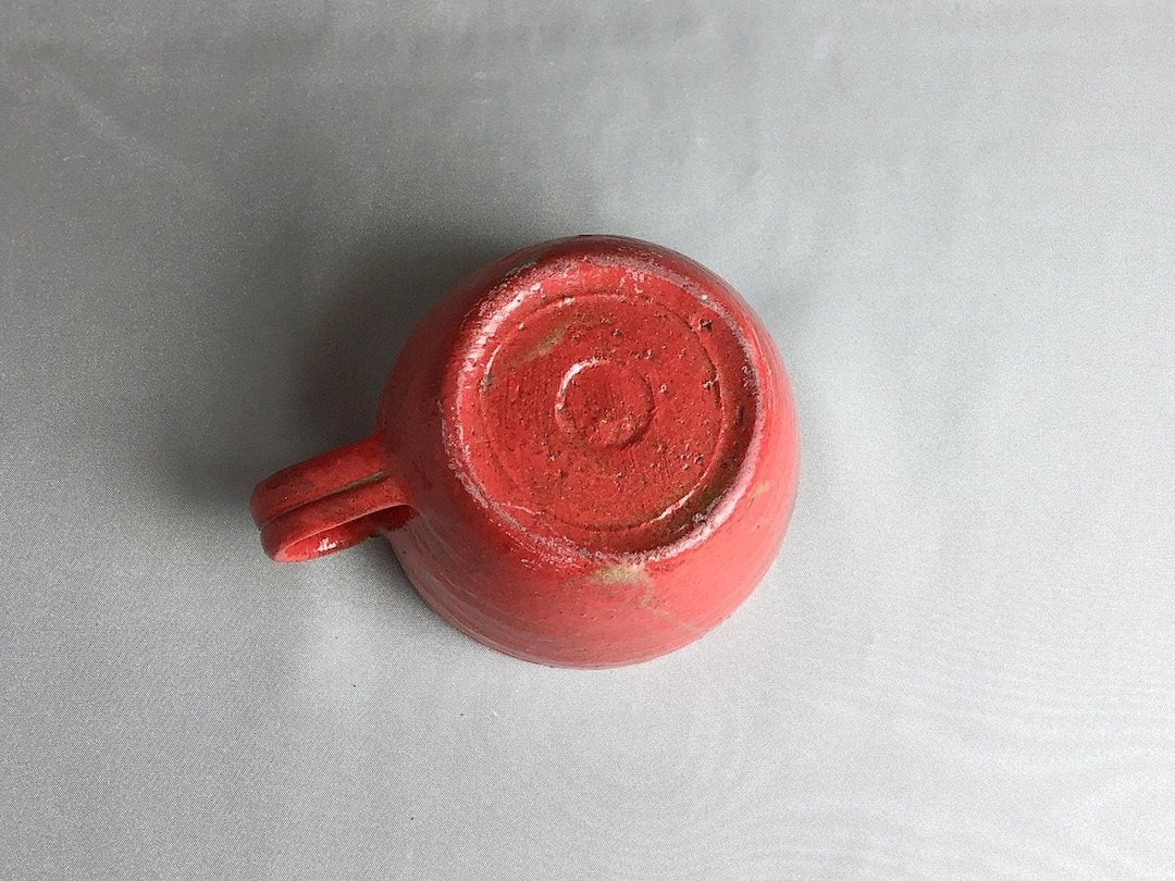 Painted Slip Mug Red - Crafted By Takuya Ohara