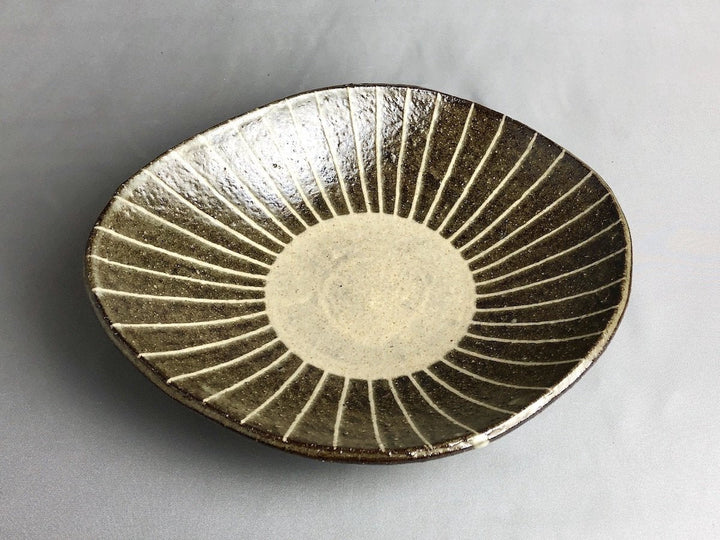 Slip Trailing bending Pot - Crafted By Seisaku Kusaka/Mari