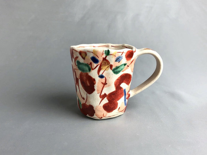 Red Flower Mug - Crafted By Noritomo Suzuki