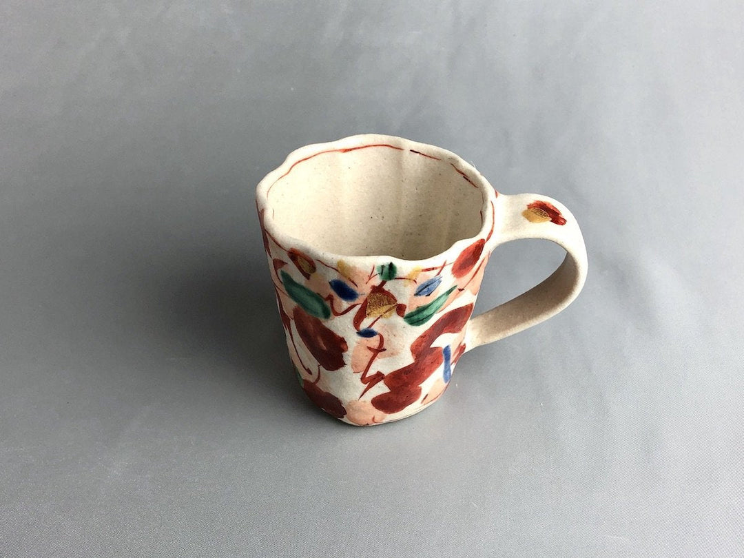 Red Flower Mug - Crafted By Noritomo Suzuki