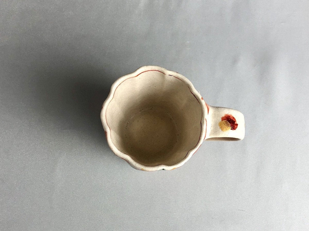 Red Flower Mug - Crafted By Noritomo Suzuki