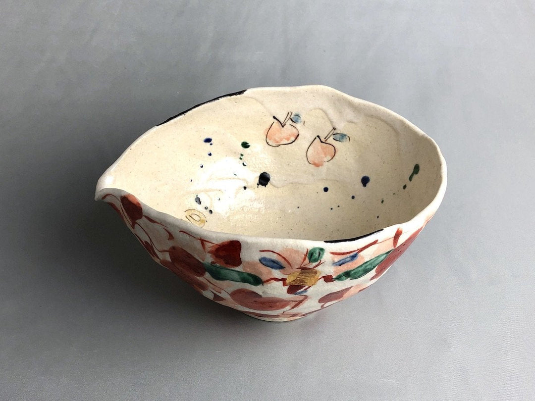 Red Picture side dish Bowl - Crafted By Noritomo Suzuki