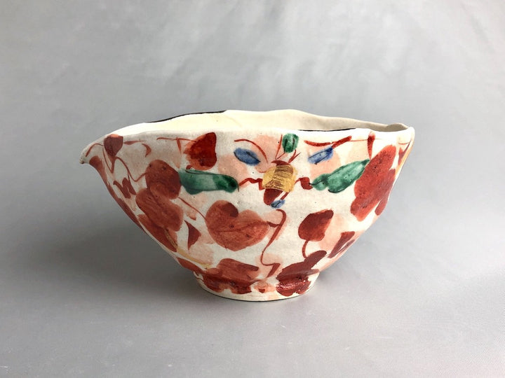 Red Picture side dish Bowl - Crafted By Noritomo Suzuki