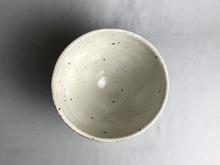 White Slip Ridged Bowl - Crafted By Takuya Ohara