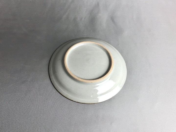 White Porcelain Yotsuba 4.5-Sun Plate - Crafted By Kousei Kobayashi