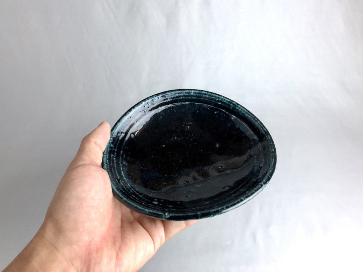 Indigo Glazed 5-Sun flexible Pot - Crafted By Kazuhito Yamamoto
