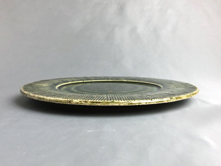 Oribe comb Rim 7.5-Sun Plate - Crafted By Renji Nakagaki