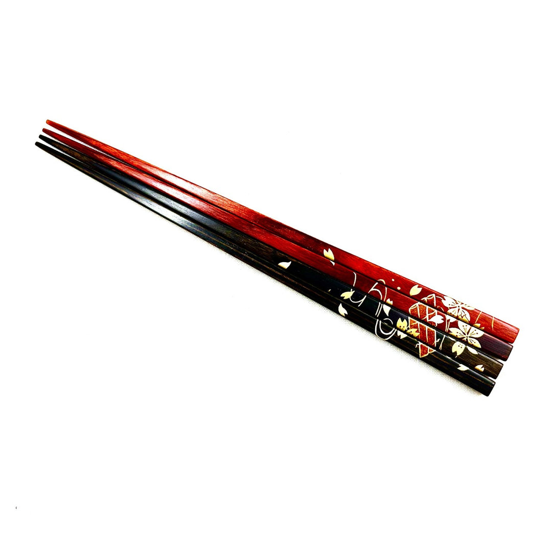 “Cherry Blossoms and Raft — Kōdaiji Maki-e” Companion Chopsticks