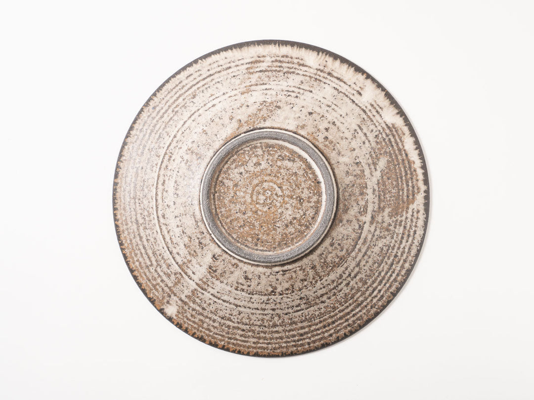 Twisted Rim Plate (Large, White) - Crafted By Masanori Yamamoto