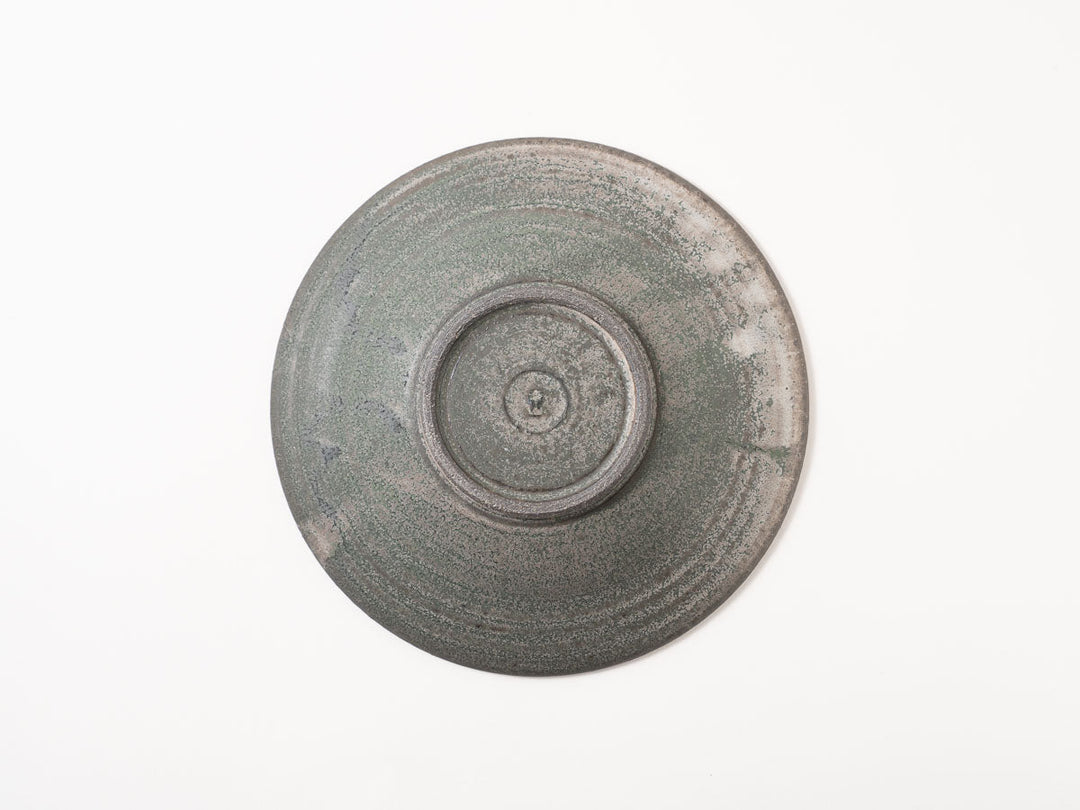 Twisted Rim Plate (Medium, Green) - Crafted By Masanori Yamamoto