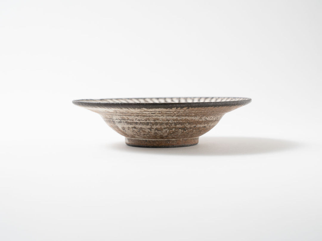 Rim Plate, Small, White — Hand-Glazed Japanese Pottery by Masanori Yamamoto