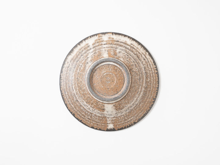 Rim Plate, Small, White — Hand-Glazed Japanese Pottery by Masanori Yamamoto