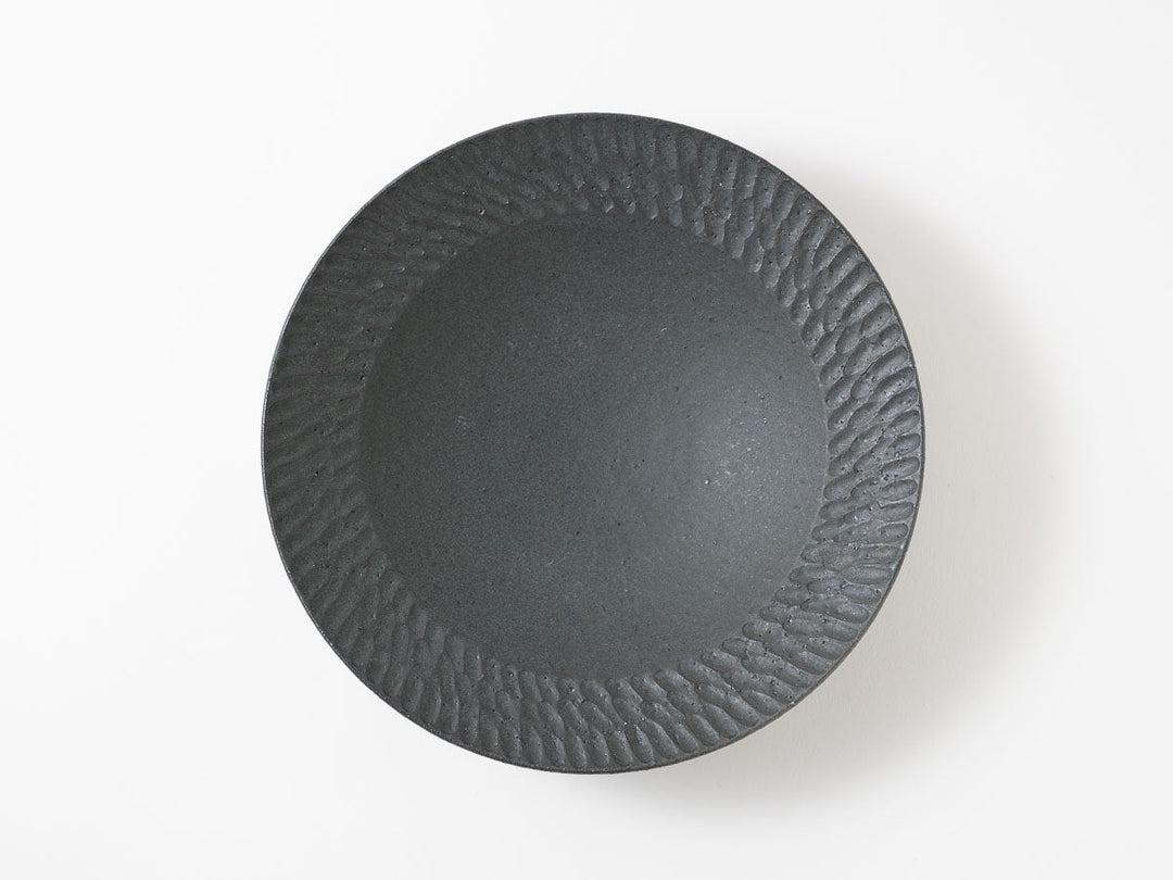 Rim Plate, Medium, Green — Hand-Glazed Japanese Pottery by Masanori Yamamoto