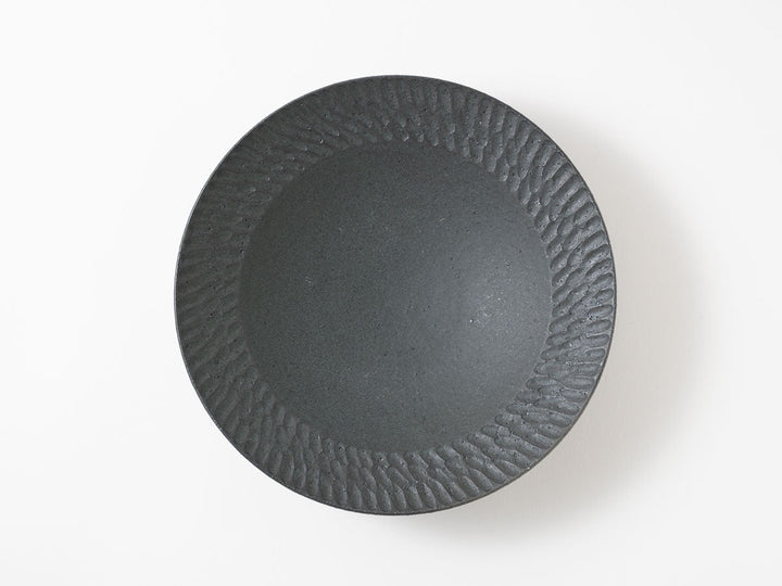 Rim Plate, Medium, Green — Hand-Glazed Japanese Pottery by Masanori Yamamoto